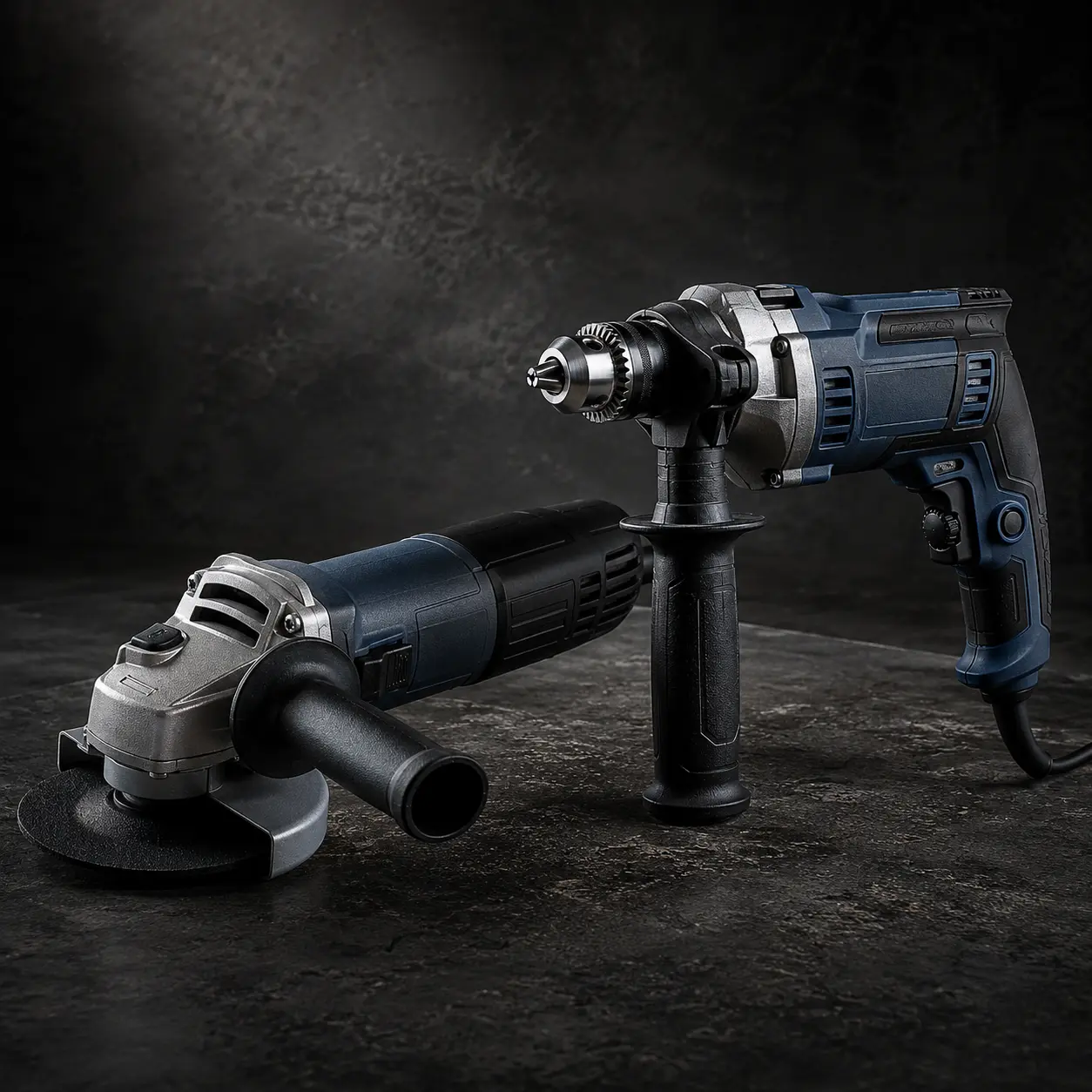 Conjunto Esmerilhadeira e Furadeira de Impacto